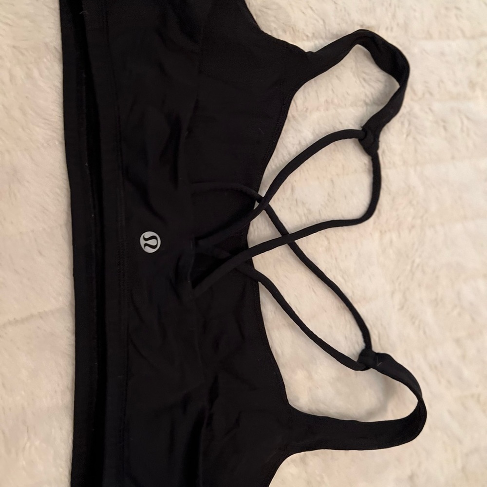 Lulu Lemon Bra Size 10 black